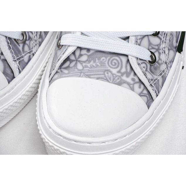  Dior B23 Oblique Slip-on Low Top Sneakers Sheer Print Sneakers