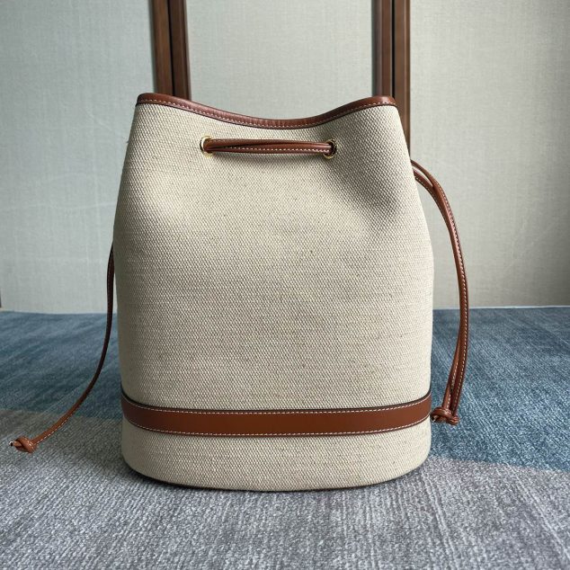  SEAU MARIN Fabric and Cow Leather Handbag Size: 25*28.5*19cm Model: 196752