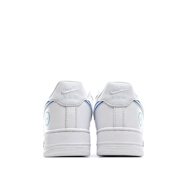  Fragment Design x Nike Air Force 1 Low White and Blue Low Top 3M Reflective