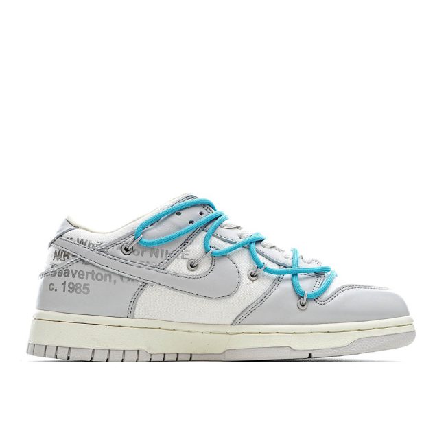  Nike 0ff-White x Nike Dunk Low “02 of 50” OW White Grey