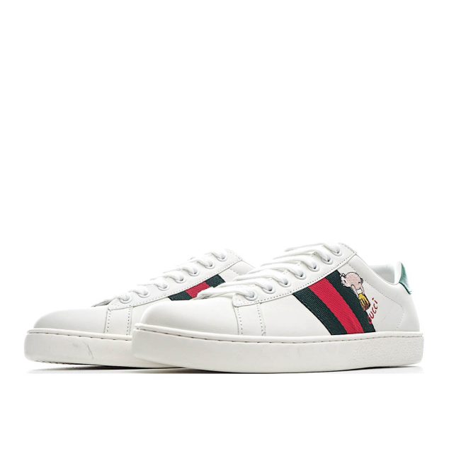  Gucci ACE series small white shoes casual shoes