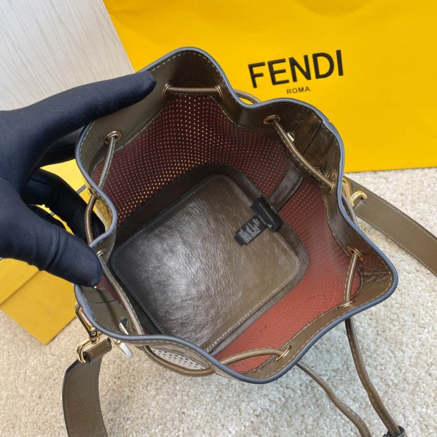  Fendi large perforated bucket bag Ref: 8838