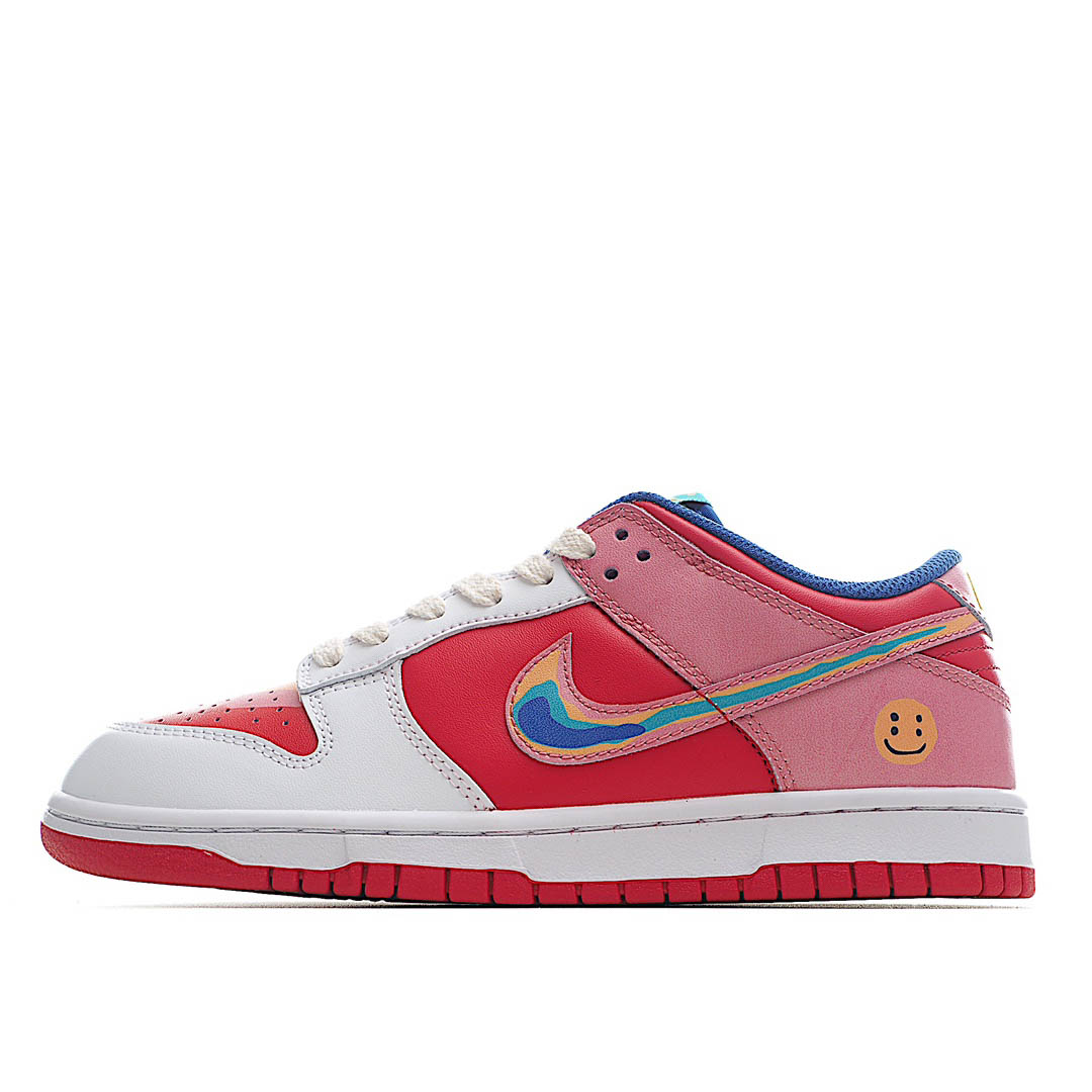  Cactusplantfleamarket x Nike Dunk Low Rainbow Low Top Sneakers