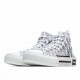  Dior B23 Oblique Slip-on Low Top Sneakers Sheer Print Sneakers