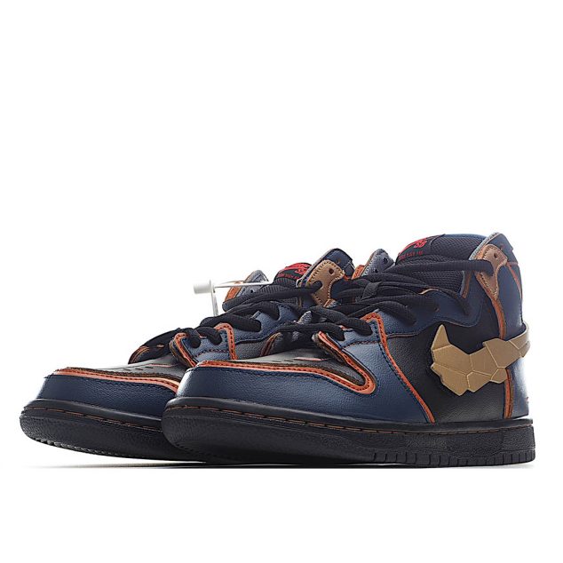  Gundam x Nike Dunk High Banshee Black & Blue