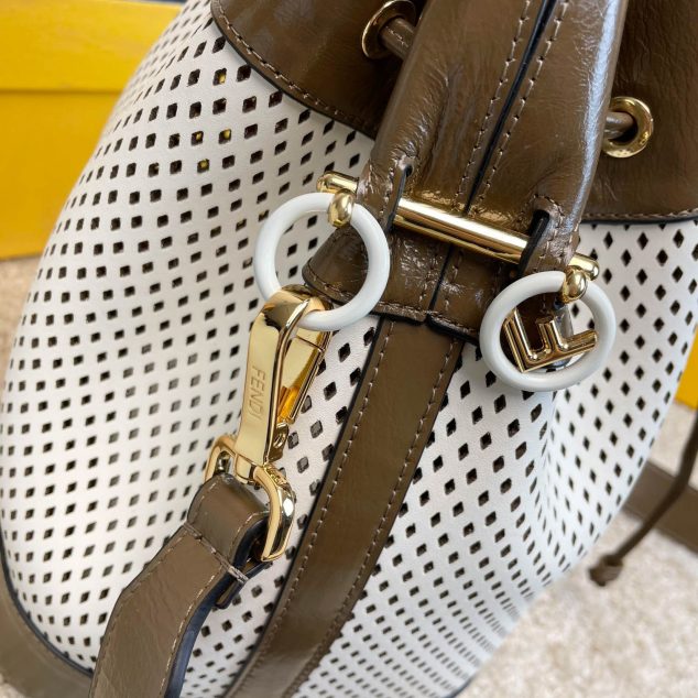  Fendi large perforated bucket bag Ref: 8838