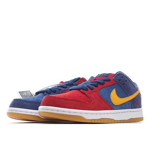  Nike SB Dunk Low “Barcelona” “Catalonia” Suede