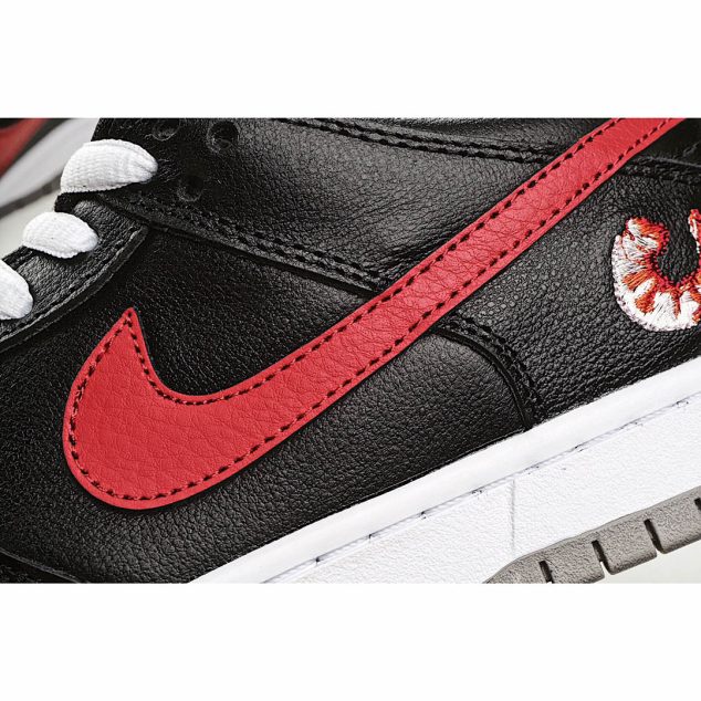  Nike Dunk Low Premium Black and Red Low Top Sneakers