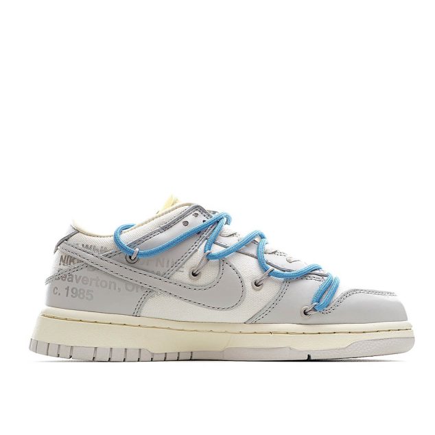  Nike 0ff-White x Nike Dunk Low “02 of 50” OW White Grey