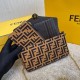  Fendi 3 piece leather wallet Ref: 8841