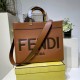  Sunshine Brown Leather Tote Size: 36*17*31cm