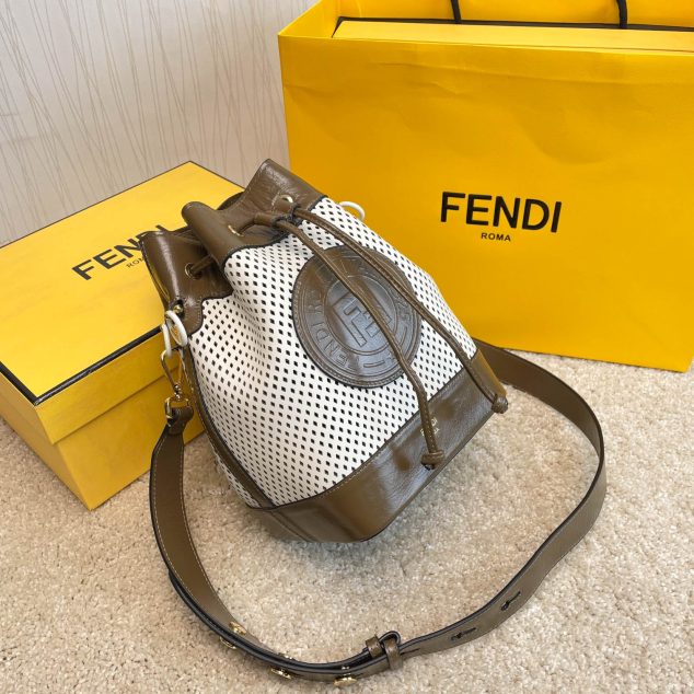  Fendi large perforated bucket bag Ref: 8838