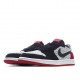  Air Jordan 1 Retro low Flyknit AJ1 Low Black Black And Red