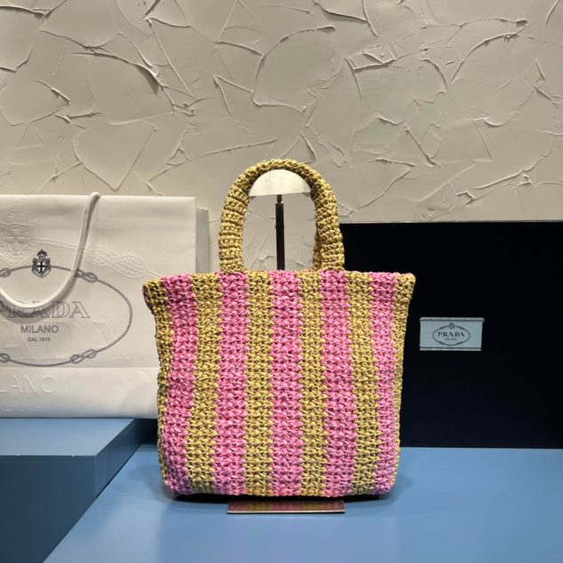  Prada Fiber Tote Size: 24x8cm 1BG422