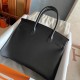  Birkin Box black black buckle ~