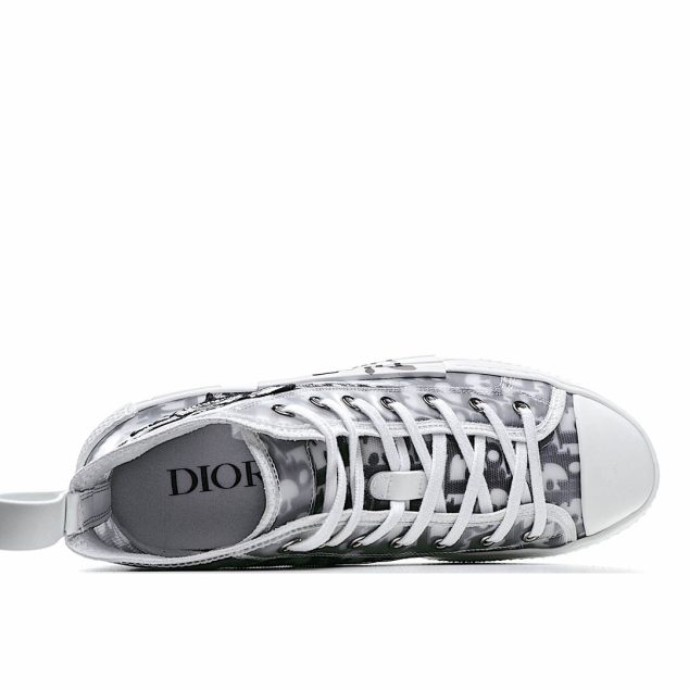  Dior B23 Oblique Slip-on Low Top Sneakers Sheer Print Sneakers