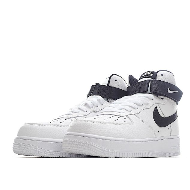  Nike Air Force 1 High ’07 White and Black High Top