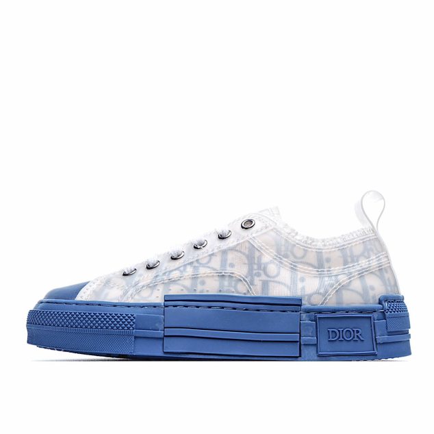  Dior B23 Oblique Slip-on Low Top Sneakers Sheer Print Sneakers