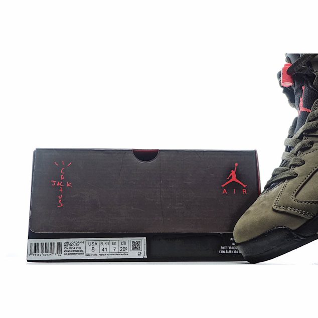  Travis Scott x Air Jordan 6 Retro ‘Olive’