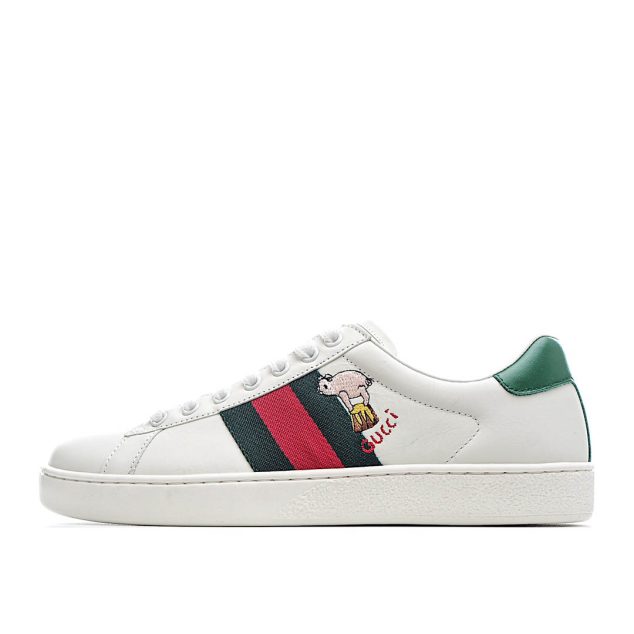  Gucci ACE series small white shoes casual shoes