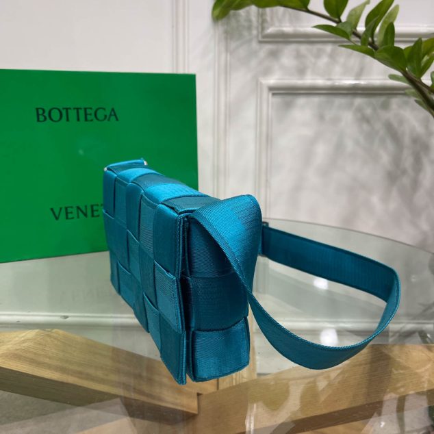  BV Bottega Veneta bag Size: 26x6cm Peacock blue