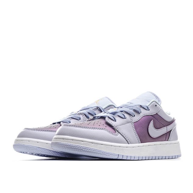  Air Jordan 1 Low GS ‘Oxygen Purple’