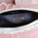  Miu Miu Matelasse lambskin long shoulder strap height 12.5cm length 24cm width 4 cm