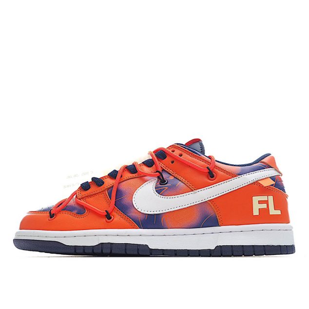  Nike Off-White x Nk Dunk Low “12 of 50” OW Sneakers