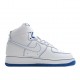  Nike Air Force 1 High ’07 White and Blue High Top