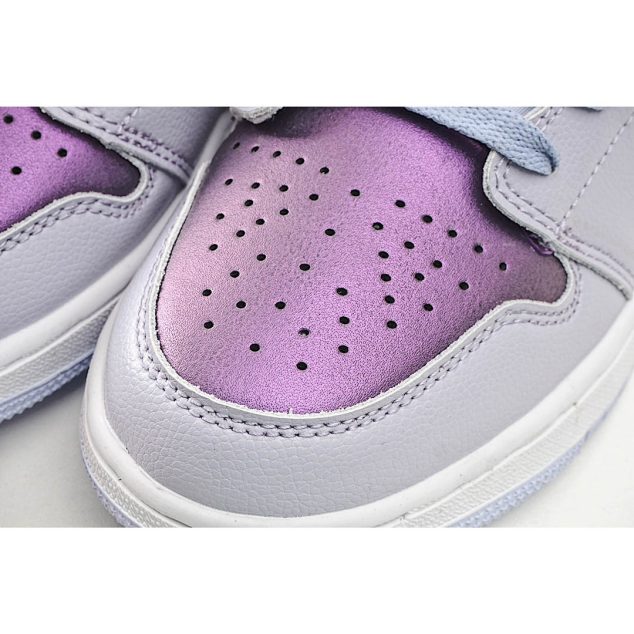  Air Jordan 1 Low GS ‘Oxygen Purple’