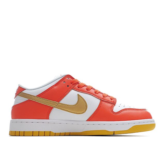  Nike Dunk Low “Golden Orange” Platinum Orange Sneakers