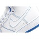  Nike Air Force 1 High ’07 White and Blue High Top