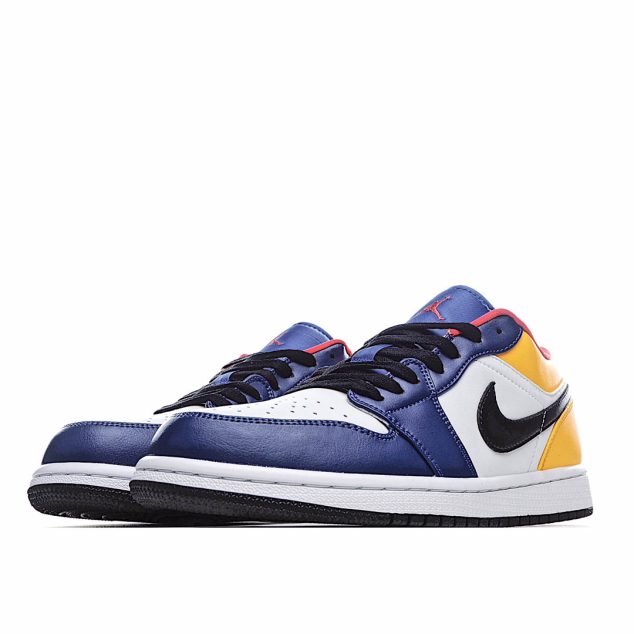  Air Jordan 1 Low ‘White Deep Royal Blue’