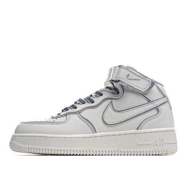  NIke Air Force 1 07 Mid Beige Grey