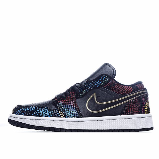  Wmns Air Jordan 1 Low ‘Multi Snakeskin’