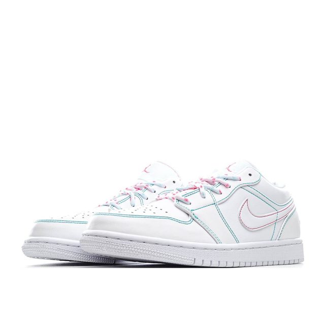  Air Jordan 1 Low GS ‘Aurora Green’