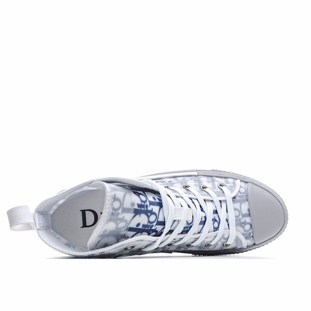  Dior B23 Oblique Slip-on Low Top Sneakers Sheer Print Sneakers