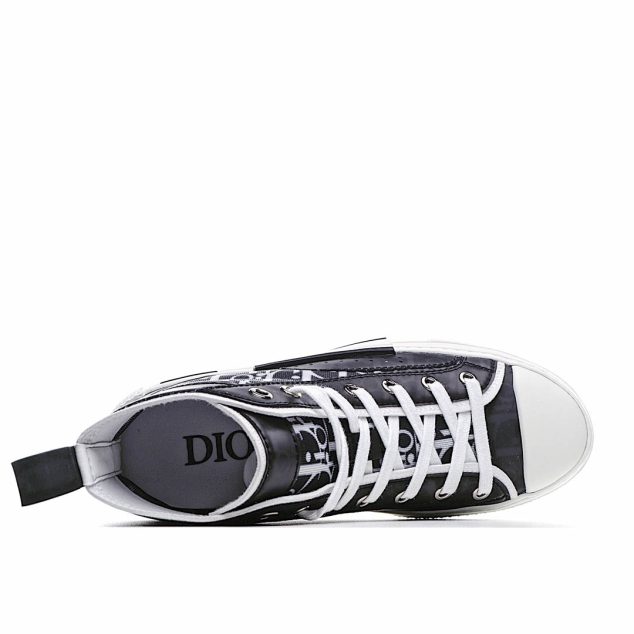  Dior B23 Oblique Slip-on Low Top Sneakers Sheer Print Sneakers