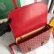  Belvdre double strip messenger bag Model: GY020098 Size: 22*17*9.5Cm