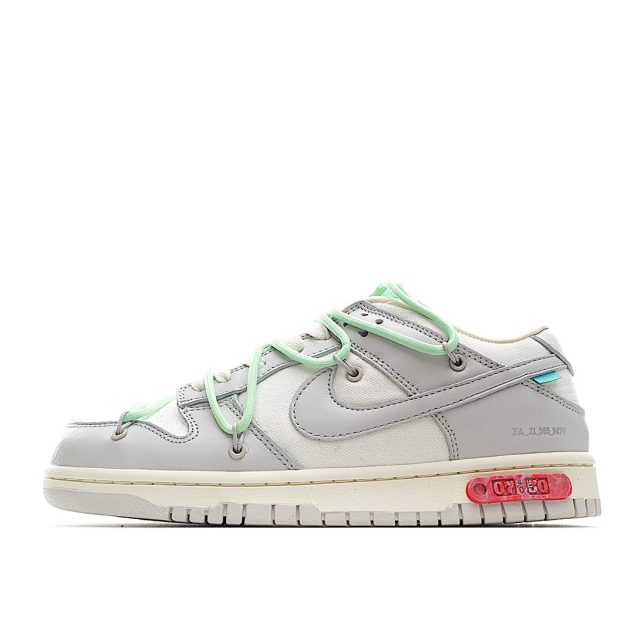  Nike 0ff-White x Nike Dunk Low “02 of 50” OW White Grey