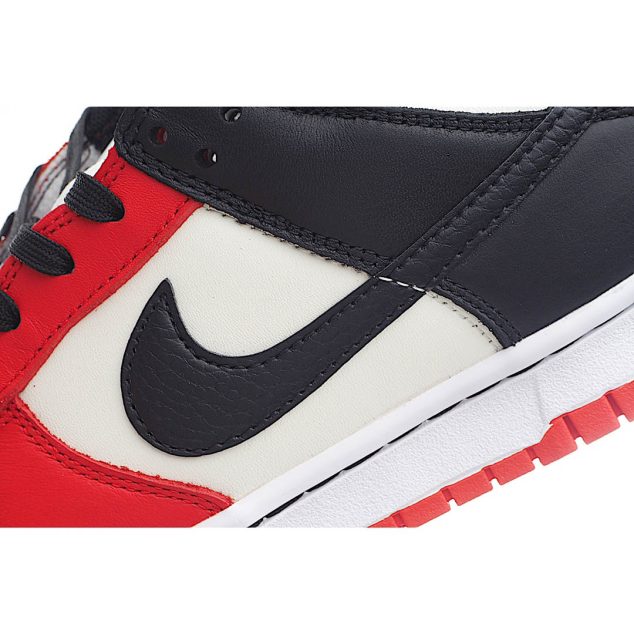  NBA x Nike Dunk Low EMB “Chicago” Black, White and Red