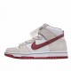  Nike SB Dunk High “Team Crimson” Off-White Red Hook