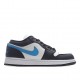  Wmns Air Jordan 1 Low ‘Black University Blue’