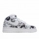  Nike Air Force 1 High 07 Black & White Mid-Top Sneakers