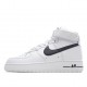  Nike Air Force 1 High ’07 White and Black High Top