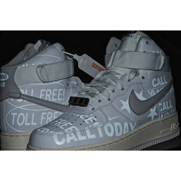  Nike Air Force 1 07 Premium Toll Free  灰  色