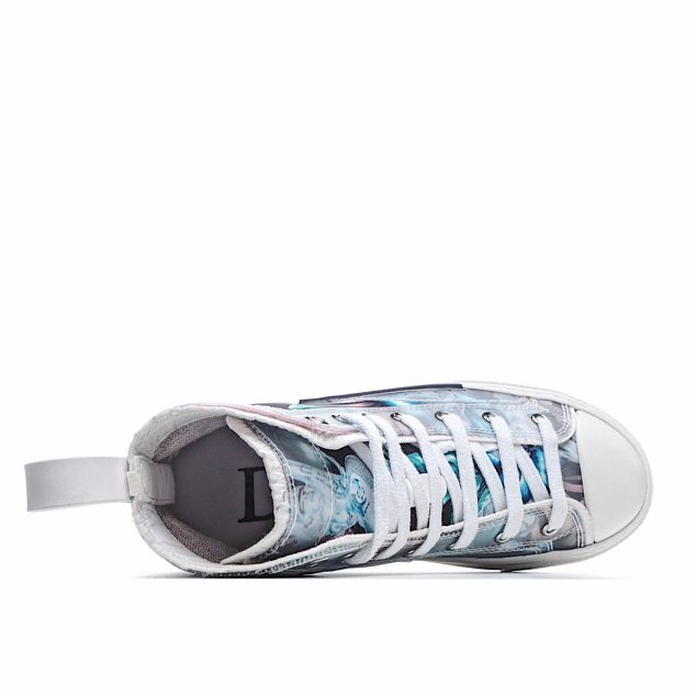  Dior B23 Oblique Slip-on Low Top Sneakers Sheer Print Sneakers