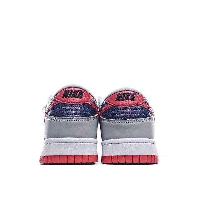  Nike SB Dunk Low Pro QSSamba Grey Red Blue