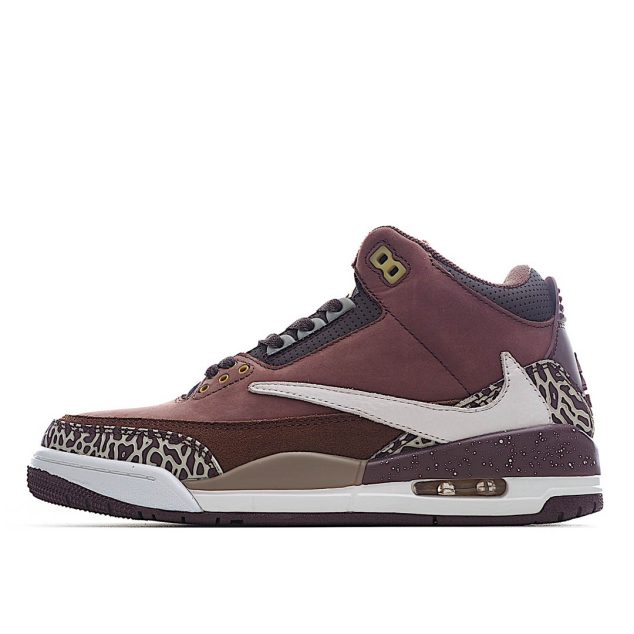  Travis Scott x Air Jordan 3 Retro Barb Dark Brown