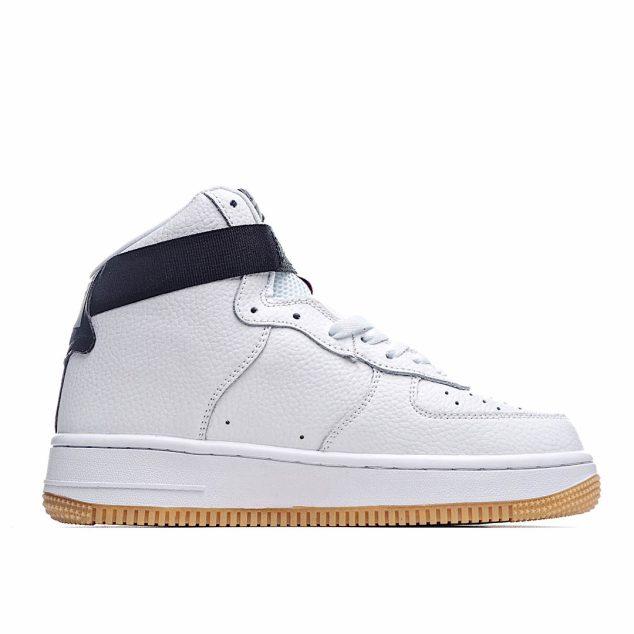  Nike Air Force 1 High NBA White and Black Sneakers